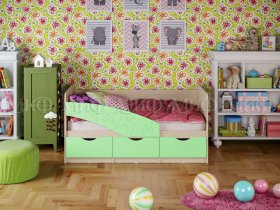 Кровать детская Бабочки 1,8 м в Завьялово - zavyalovo.mebel-nsk.ru | фото