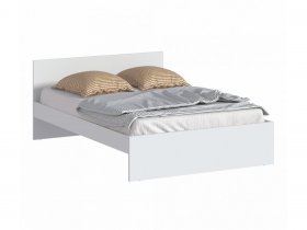 Кровать двуспальная 1,4м Бруклин СБ-3353 (белый) в Завьялово - zavyalovo.mebel-nsk.ru | фото