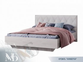 Кровать двуспальная 1,6м Кимберли КР-13 в Завьялово - zavyalovo.mebel-nsk.ru | фото