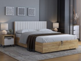 Кровать двуспальная 1,6м Юлия в Завьялово - zavyalovo.mebel-nsk.ru | фото