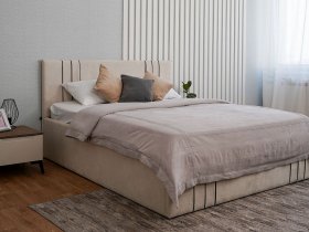 Кровать двуспальная 1,8м с подъем. мех. Леванте в Завьялово - zavyalovo.mebel-nsk.ru | фото