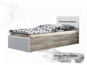 Кровать односпальная Наоми КР-12 в Завьялово - zavyalovo.mebel-nsk.ru | фото