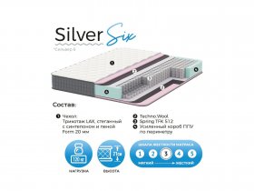 Матрас Silver Six в Завьялово - zavyalovo.mebel-nsk.ru | фото