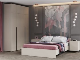 Модульная спальня Айри (кашемир) в Завьялово - zavyalovo.mebel-nsk.ru | фото