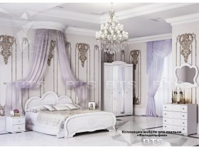 Модульная спальня «Филадельфия» в Завьялово - zavyalovo.mebel-nsk.ru | фото