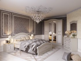 Модульная спальня Николь (Мебельград) в Завьялово - zavyalovo.mebel-nsk.ru | фото