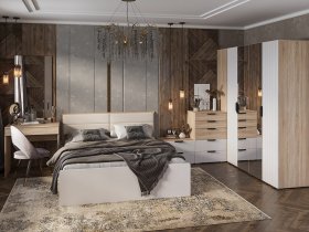 Модульная спальня Норд в Завьялово - zavyalovo.mebel-nsk.ru | фото