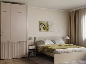 Модульная спальня Орма (МДФ) в Завьялово - zavyalovo.mebel-nsk.ru | фото