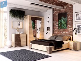 Модульная спальня Санремо в Завьялово - zavyalovo.mebel-nsk.ru | фото