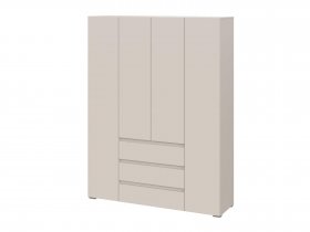 Шкаф четырехстворчатый с ящиками Люмо ШК-05 в Завьялово - zavyalovo.mebel-nsk.ru | фото