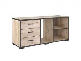 Тумба 1200 Тм075.0 Гермес лофт (дуб крафт серый) в Завьялово - zavyalovo.mebel-nsk.ru | фото